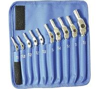 Bondhus 00022 HEX-PRO Lot de 10 clés Torx à tête pivotante T15, T20, T25, T27, T30, T40, T45, T47, T50 et T55, Chrome
