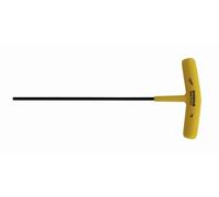 Bondhus 13310 Clé hexagonale 4,76 mm, graduée sur sa longueur, avec poignée en T et finition Proguard, longueur 14,2 cm, construction en 2 pièces