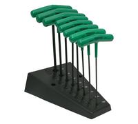 Bondhus 33034 Lot de 8 étoiles T-handles, dégradé longueurs, tailles T9-T40