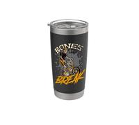 Bones Break Vélo Cycliste aime les sports extrêmes BMX Racing Gobelet isotherme en acier inoxydable double paroi