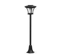 Bonetti Lanterne solaire de jardin avec éclairage LED dans le design d'un lampadaire de rue | environ 120 cm de haut | avec capteur de lumière | sans câble gênant | montage simple | LED blanc chaud
