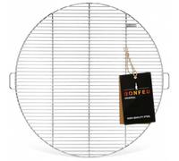 BonFeu BonGrill Plaque de Grill Ø100cm - Plaque de Grill Gaz & Bois - Plaque de Cuisson - Plancha Pour Cheminée de Jardin, Poêle de Terrasse et Foyer - Acier de Haute Qualité