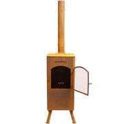 BonFeu Poêles de jardin BONCARRE Corten - H 164 x L 35 x L 35 cm