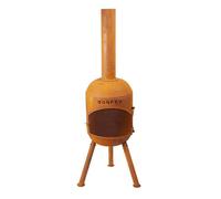 BonFeu Poêles de jardin BONSOLO Corten - Ø 45 cm x H 126 cm