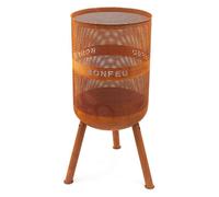 BonFeu Poêles de jardin BONVES 45 Corten - Ø 45 cm x H 100 cm