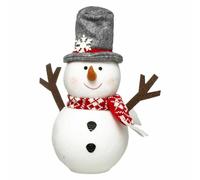 Bonhomme de Neige Déco - Chapeau - Blanc