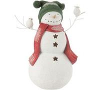 Bonhomme de Neige Déco "Oiseaux" 50cm Multicolore Multicolore G
