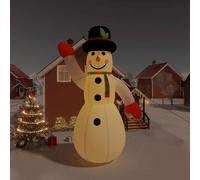 vidaXL Bonhomme de neige gonflable avec LED 805 cm