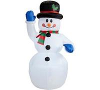Bonhomme de neige gonflable lumineux avec ventilateur 150 cm G