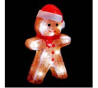 Bonhomme de neige lumineux intérieur H21cm 20 LED à piles Feeric lights & christmas