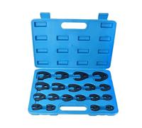 BONJUME ourche 19 pièces, Jeu de Clés à Fourche 19 Pièces avec ynamométrique Dimensions 8-32 mm Pour Conduites de Frein et Écrous de Tuyau
