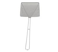 BONKZEBU Crépine de Pelle à Résidus d'huile, Fine Carrée en Acier | Écumoire Wok avec cuillère à fentes pour la cuisson, filtre à huile de friture, facile à nettoyer, résistant à la rouille