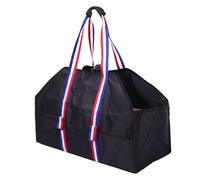 BONKZEBU Grand Sac de Transport de Bûches de Bois de Chauffage, Conception de Hache Durable pour Le Camping en Plein Air, Tissu Oxford 600D 24x12x10 Pouces