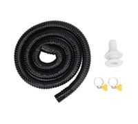 BONKZEBU Kit D'installation de Pompe de Cale 1100GPH, Drainage Efficace pour Yachts et Bateaux avec Tuyau de 1,14 Pouces de Diamètre et 2 Colliers de Serrage
