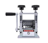 BONKZEBU Machine à Dénuder les Fils de Forage électrique à 6 Trous, Lame | Pince à dénuder manuelle avec rouleaux à rainure en V, pour câbles de 3,5, 7, 9, 12, 17 mm, cadre en aluminium