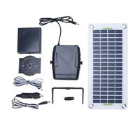 BONKZEBU Panneau Solaire Chauffant 30W Monocristallin pour Animaux de | Chauffage Portatif, Corps en ABS, Panneau Solaire 30 W, Boîtier de Batterie Prêt, sans Danger pour le Camping et le Séchage