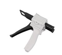 BONKZEBU Pistolet à Colle AB, Applicateur Double Cartouche de 50 Ml pour | Outil de Distribution Manuel Léger en Plastique PBT Haute Résistance, pour Bouteilles en Plastique 1:1 et 2:1, 7,5 X 2,3 X