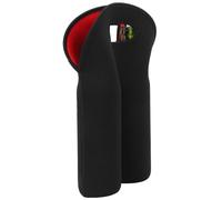BONKZEBU Sac à Bouteilles de Vin en Néoprène, Porte-Bouteilles 2 avec | Housse de bouteille de vin isolée, fourre-tout étanche en néoprène, Portable pour voyage et pique-nique