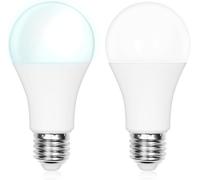 Bonlux 12W E27 Ampoule LED Crépusculaire avec 1000lm Blanc Froid 6000K 180 Degrés D'illumination LED avec Auto On/Off, Non Détecteur de Mouvement pour Patio Stairs Garden,etc (2Pcs)