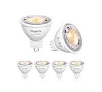 Bonlux Ampoule LED 12V GU5.3, Ampoule Spot LED 12V MR16 Nature Blanc 4000K 6W Equivalent à 50W 60W Ampoules Halogènes Spot Encastrable LED pour éclairage sur rail encastré Non Dimmable Lot de 6