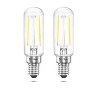 Bonlux Lampe LED pour Hotte de Cuisine 4W Équivalent 40W Incandescent, Ampoule LED E14 Blanc Froid 6000K, Ampoule LED Petit Culot à vis pour Hotte Aspirante, Frigo, Refrigerateu, AC 220-240V, Lot de 2