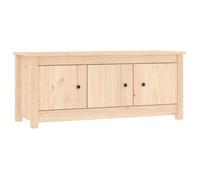 Bonne qualité - Armoire à chaussures - BONNIE - Commode à chaussures 110x38x45,5cm - Bois de pin massif - Meuble d'entrée Coffre