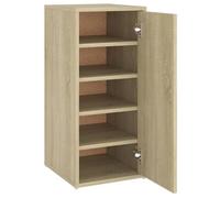 Bonne qualité - Armoire à chaussures - BONNIE - Commode à chaussures Chêne sonoma 32x35x70cm - Aggloméré - Meuble d'entrée Coffre