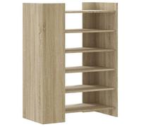 Bonne qualité - Armoire à chaussures - BONNIE - Commode à chaussures chêne sonoma 74,5x37,5x100cm - Meuble d'entrée Coffre