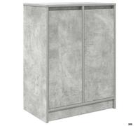 Bonne qualité - Armoire à chaussures - BONNIE - Commode à chaussures gris béton 57x34x76cm - Bois d'ingénierie - Meuble d'entrée