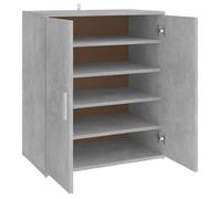 Bonne qualité - Armoire à chaussures - BONNIE - Commode à chaussures Gris béton 60x35x70cm - Bois d’ingénierie - Meuble d'entrée