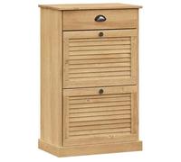 Bonne qualité - Armoire à chaussures - BONNIE - Commode à chaussures VIGO 60x35x96cm - bois massif de pin - Meuble d'entrée Coffre