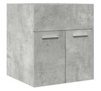 Bonne qualité - Armoire de rangement Armoire de lavabo de salle de bain et WC - BONNIE - gris béton 41x38,5x46cm DECO M7119552