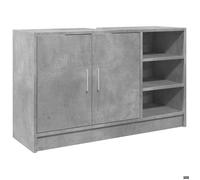 Bonne qualité - Armoire de rangement Armoire d'évier gris béton 90x29x55cm - Bois d'ingénierie DECO M2592335