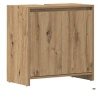 Bonne qualité - Armoire de rangement Armoire lavabo de salle de bain et WC - BONNIE - chêne artisanal 60x33x60cm DECO M2676226