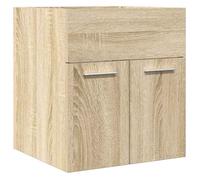 Bonne qualité - Armoire de rangement Armoire lavabo de salle de bain et WC - BONNIE - chêne sonoma 41x38,5x46cm DECO M3092935