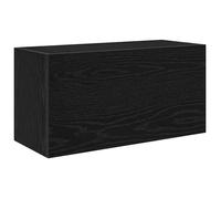 Bonne qualité - Armoire de rangement Armoire murale de bain et WC - BONNIE - noir 60x25x30cm - Bois d'ingénierie DECO M4515791