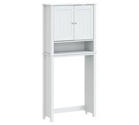 Bonne qualité - Armoire de rangement Armoire pour machine à laver BERG blanc bois massif DECO M4736907