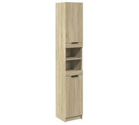 Bonne qualité - Armoire de rangement Armoire salle de bain et WC - BONNIE - chêne sonoma 32x34x188,5cm DECO M7465216