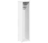 Bonne qualité - Armoire de rangement Meuble de salle de bain et WC - BONNIE - avec porte-rouleau blanc 20,5x20x90cm DECO M9713355