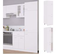 Bonne qualité - Armoire de réfrigérateur ""Lyon"" Blanc Bois d'ingénierie LVL953