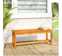 Bonne qualité - Banc de jardin 110x35x45 cm - haut de gamme - bois massif d'acacia14566