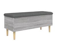 Bonne qualité - Banc de rangement - BONNIE - Coffre Banquette sonoma gris 102x42x46cm - Bois d'ingénierie - pour Salon, Chambre,