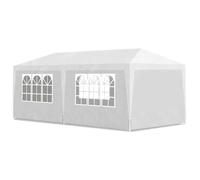 Bonne qualité - Barnum d'extérieur - anti-UV - Tente de réception 3 x 6 m Blanc DECO M6340966