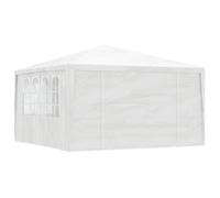 Bonne qualité - Barnum d'extérieur - anti-UV - Tente de réception avec parois latérales 4x4 m Blanc 90 g-m² DECO M2993749
