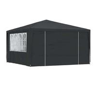 Bonne qualité - Barnum d'extérieur - anti-UV - Tente de réception et parois latérales 4x4 m Anthracite 90 g-m² DECO M1694561