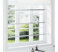 Bonne qualité - Barres de fenêtre réglables de sécurité 3 pcs 710-1200 mm élégant - argenté - robuste - 20x20 mm yeq93g75262872