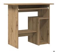 Bonne qualité - Bureau chêne artisanal 80x45x74cm - Table d'étude - Bois d'ingénierie - poste de travail meuble informatique DECO