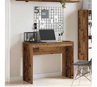 Bonne qualité - Bureau vieux - Table d'étude - Bois 90x40x72cm - Table d'étude - Bois d'ingénierie - poste de travail meuble