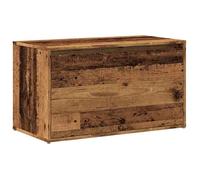 Bonne qualité - Coffre banquette - BONNIE - Banc d'entrée 80x40x45cm vieux bois - Bois d'ingénierie - pour Salon, Chambre, Entrée