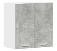 Bonne qualité - ÉLÉMENTS HAUT Armoire murale cuisine - gris béton - 60x31x60cm - Bois d'ingénierie - MAW82283107
